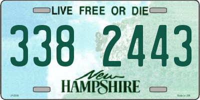NH license plate 3382443