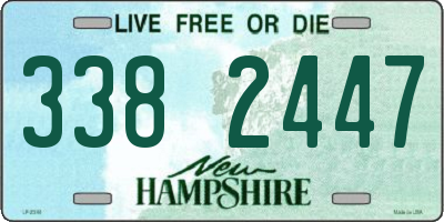 NH license plate 3382447