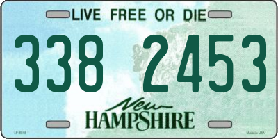 NH license plate 3382453