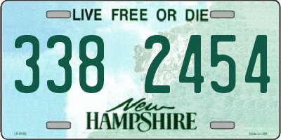 NH license plate 3382454