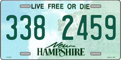 NH license plate 3382459