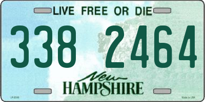 NH license plate 3382464