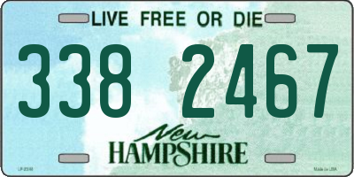 NH license plate 3382467