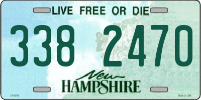 NH license plate 3382470
