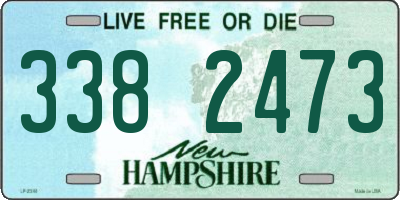 NH license plate 3382473