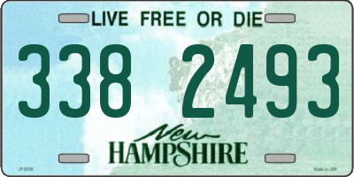 NH license plate 3382493