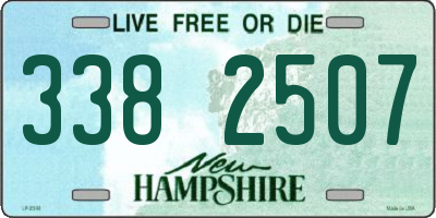 NH license plate 3382507