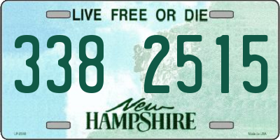 NH license plate 3382515