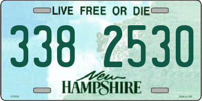 NH license plate 3382530