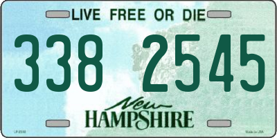 NH license plate 3382545
