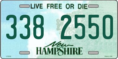 NH license plate 3382550