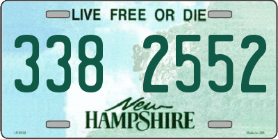 NH license plate 3382552