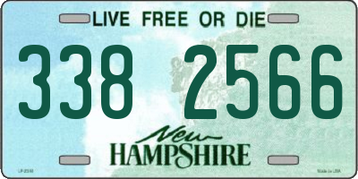 NH license plate 3382566