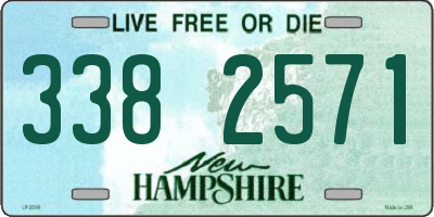 NH license plate 3382571