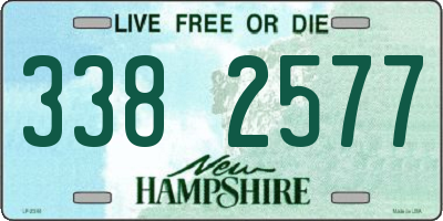NH license plate 3382577
