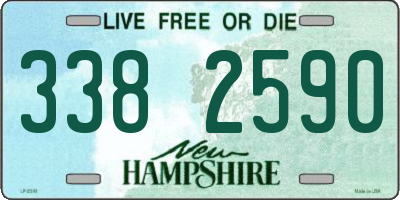 NH license plate 3382590