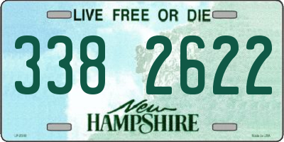 NH license plate 3382622