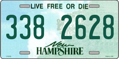 NH license plate 3382628