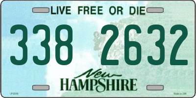 NH license plate 3382632