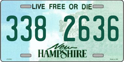 NH license plate 3382636