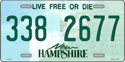 NH license plate 3382677
