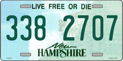NH license plate 3382707