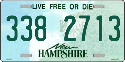 NH license plate 3382713