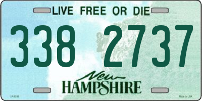 NH license plate 3382737