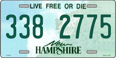 NH license plate 3382775