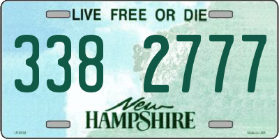 NH license plate 3382777