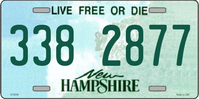 NH license plate 3382877