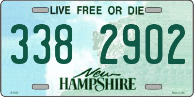 NH license plate 3382902
