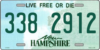 NH license plate 3382912