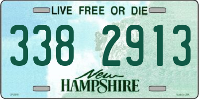 NH license plate 3382913