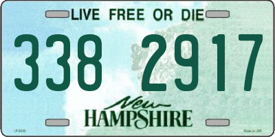 NH license plate 3382917