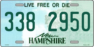 NH license plate 3382950