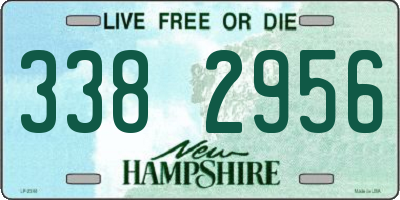 NH license plate 3382956