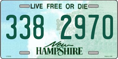 NH license plate 3382970