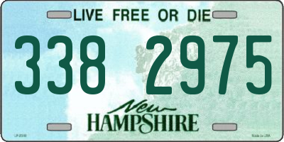 NH license plate 3382975