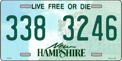 NH license plate 3383246