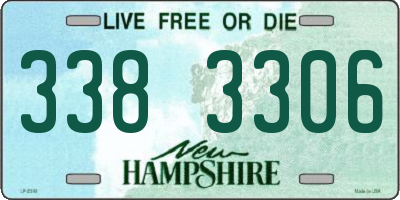 NH license plate 3383306