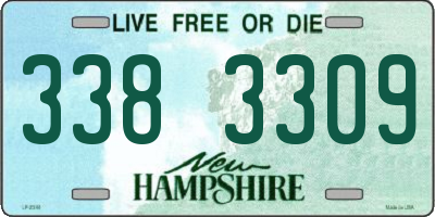 NH license plate 3383309