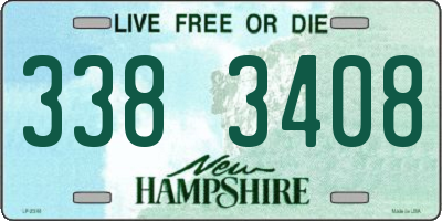 NH license plate 3383408