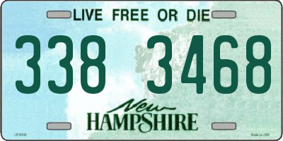 NH license plate 3383468