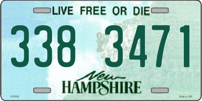 NH license plate 3383471