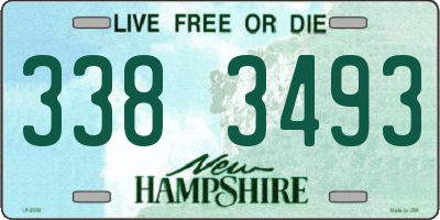 NH license plate 3383493