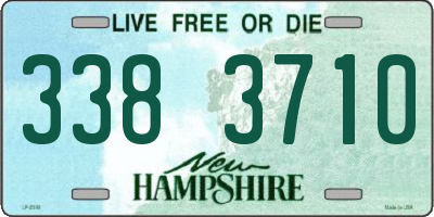 NH license plate 3383710