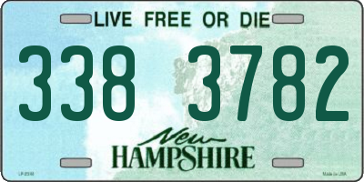 NH license plate 3383782