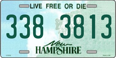NH license plate 3383813