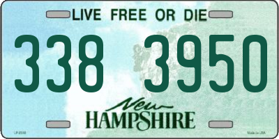 NH license plate 3383950